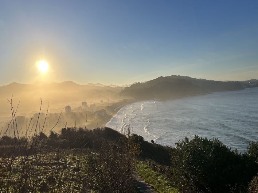 De baai van Zarautz