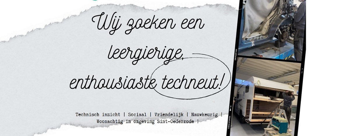 Vacature enthousiaste techneut