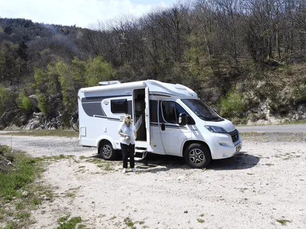 camper in Frankrijk