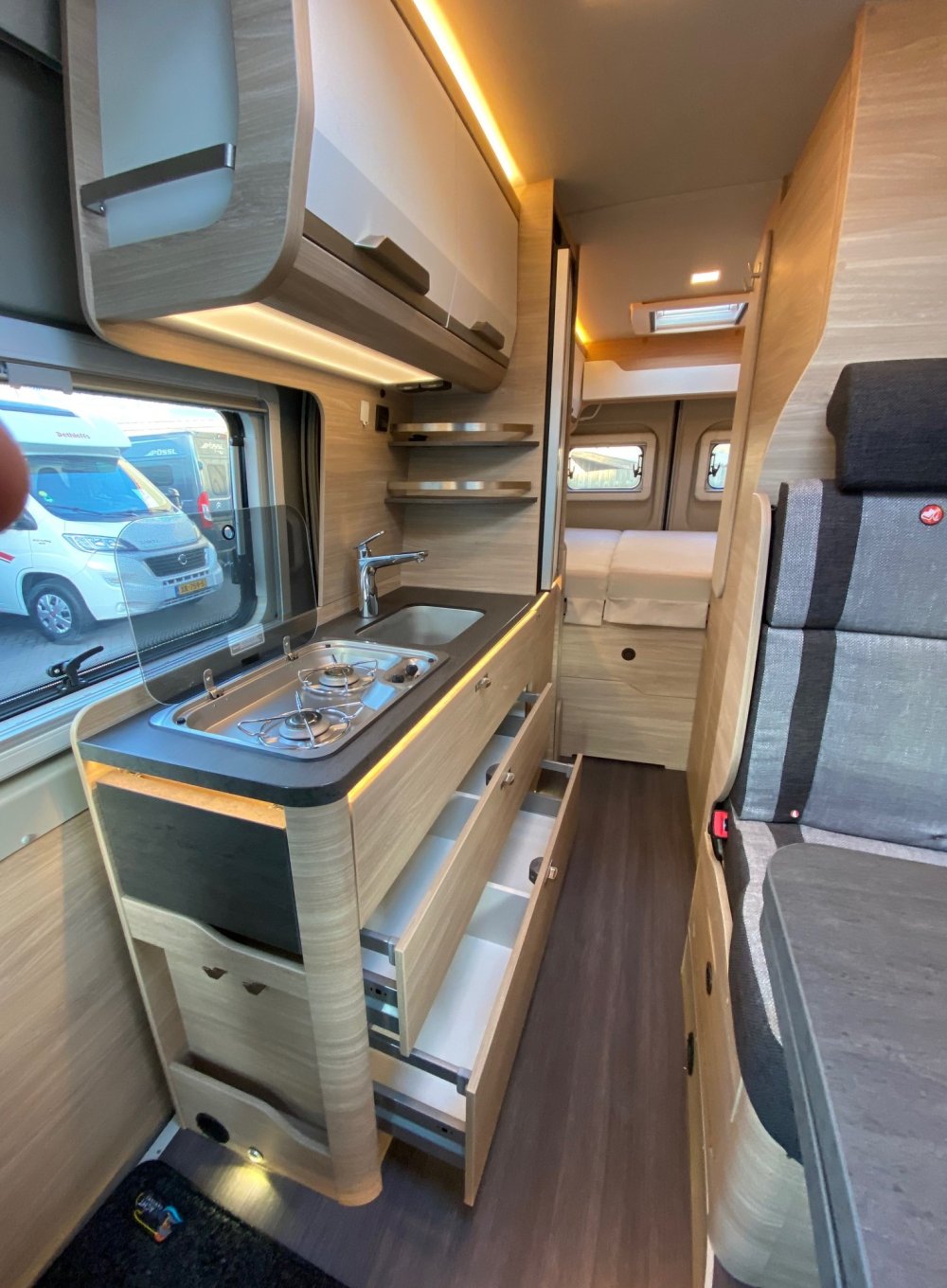 Camper met inventaris