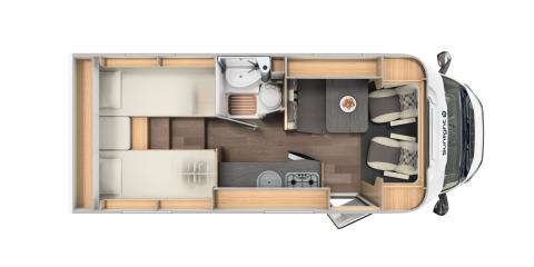 Sunlight T66 2022 indeling